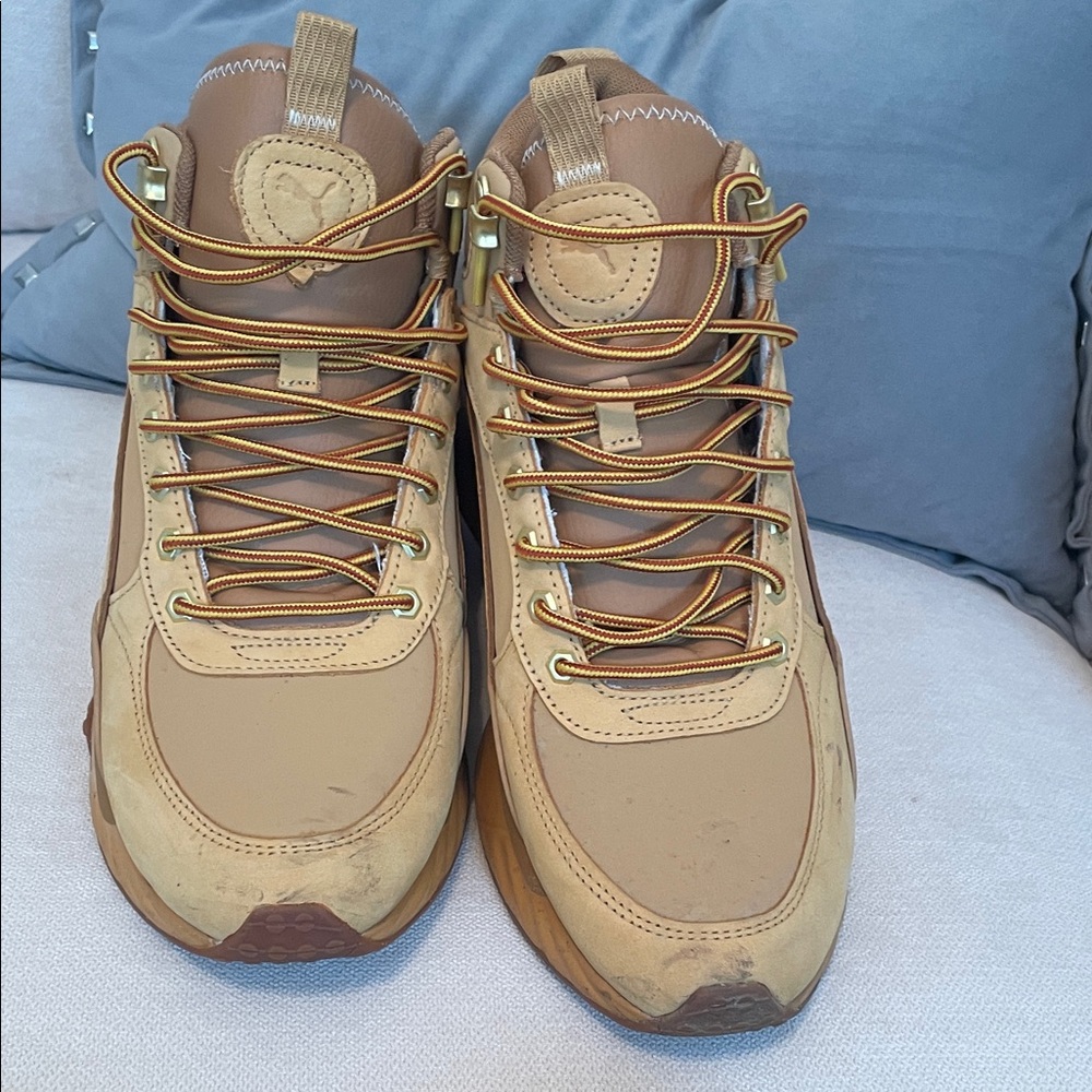 Puma Tan High-Top Men's Sneakers 10.5